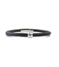Leather Hand Stamped Semicolon Bracelet – Gift Boxed - Free Delivery - Image 1