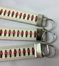 Soldiers key fob, Guardsmen wristlet key ring, Handmade - Image 2