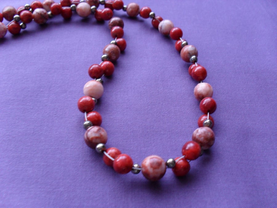  Red and Gold Necklace