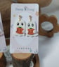 Cute ghost and pumpkin earrings - Image 3