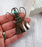 Angel Hanging Decoration. Copper with Turquoise Gemstone - Image 6
