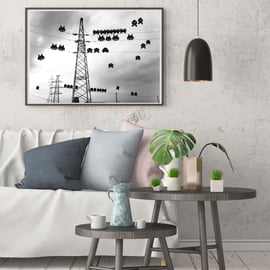 Space Invaders Print