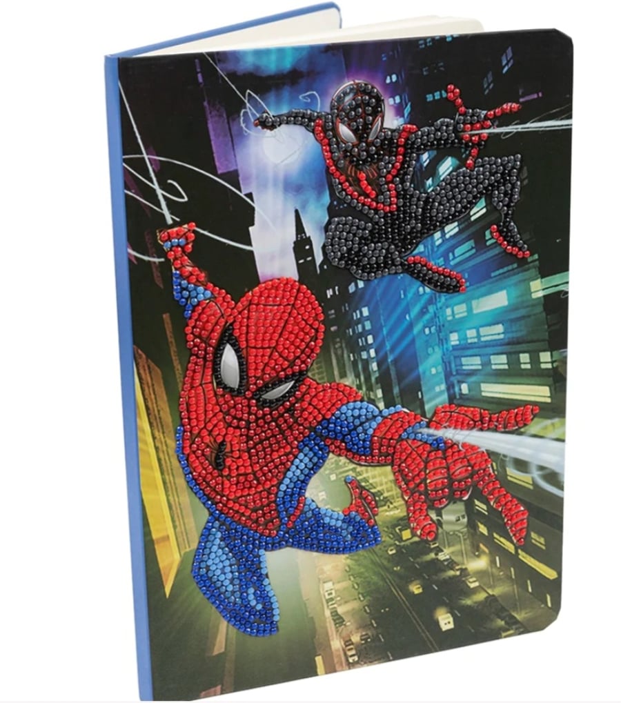 Spiderman notebook diamond painting kit
