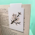 Blackthorn Magnetic Bookmark, Handmade Hedgerow Botanical Gift for Readers
