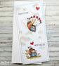 Squirrel Anniversary Card - handcrafted funny anniversary, birthday, valentine  - Image 4