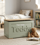 Personalised Toy Box Handmade With Soft Close Choice, Storage, Oak Lid - Image 9
