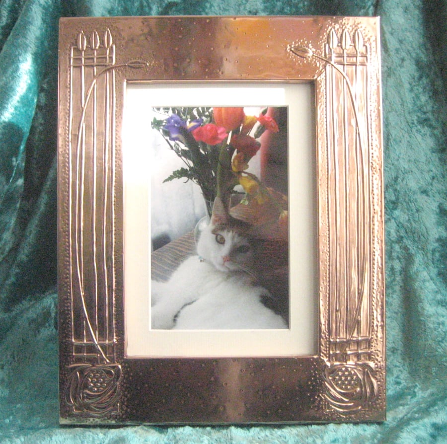 Handmade Copper Frame,Mackintosh Style