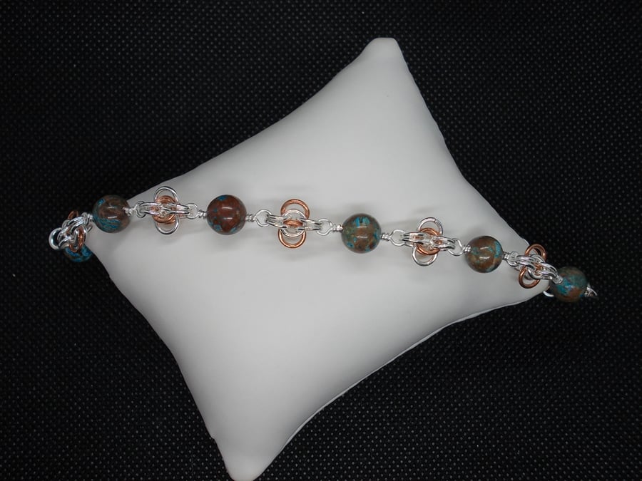 SALE - Autumnal Jasper bracelet