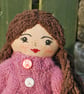 Handmade doll, Rag doll, Cloth doll, Birthday gift, Gift idea, Nursery décor - Image 2