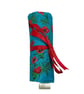 Crochet hook case with red floral poppies , Ergonomic hook organiser, roll up  - Image 2
