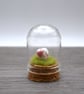 small glass pink heart cloche keepsake gift - Image 2