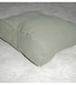 Tempur Original Travel Neck Pillow Cover Orthopaedic Linen Khaki Green Contoured - Image 1