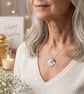 Personalised 70th Birthday Birthstone Necklace - Gift Boxed - Free Delivery - Image 1
