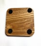 Up cycled hand painted coaster letter T - Image 2