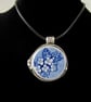CERAMIC BROKEN CUT CHINA PENDANT NECKLACE - Image 1