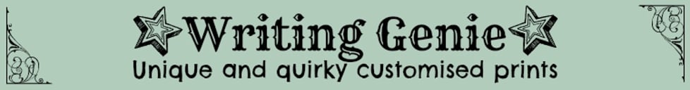 Writing Genie Personalised Prints