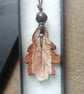 Oak Leaf Ceramic Pendant Necklace - Image 6
