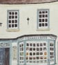 Little shopfront small original gouache painting  - Image 3