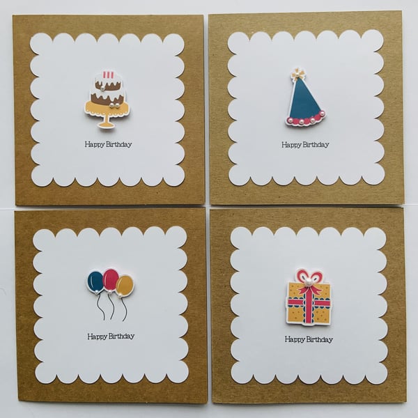 Party Birthday Card Multipack