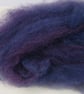 10g Naturally Dyed Dark Violet Llanwenog Felting Wool - Image 1