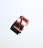 Handmade Wide Copper Ring UK Size T (RGCUOPT1) - UK Free Post - Image 1