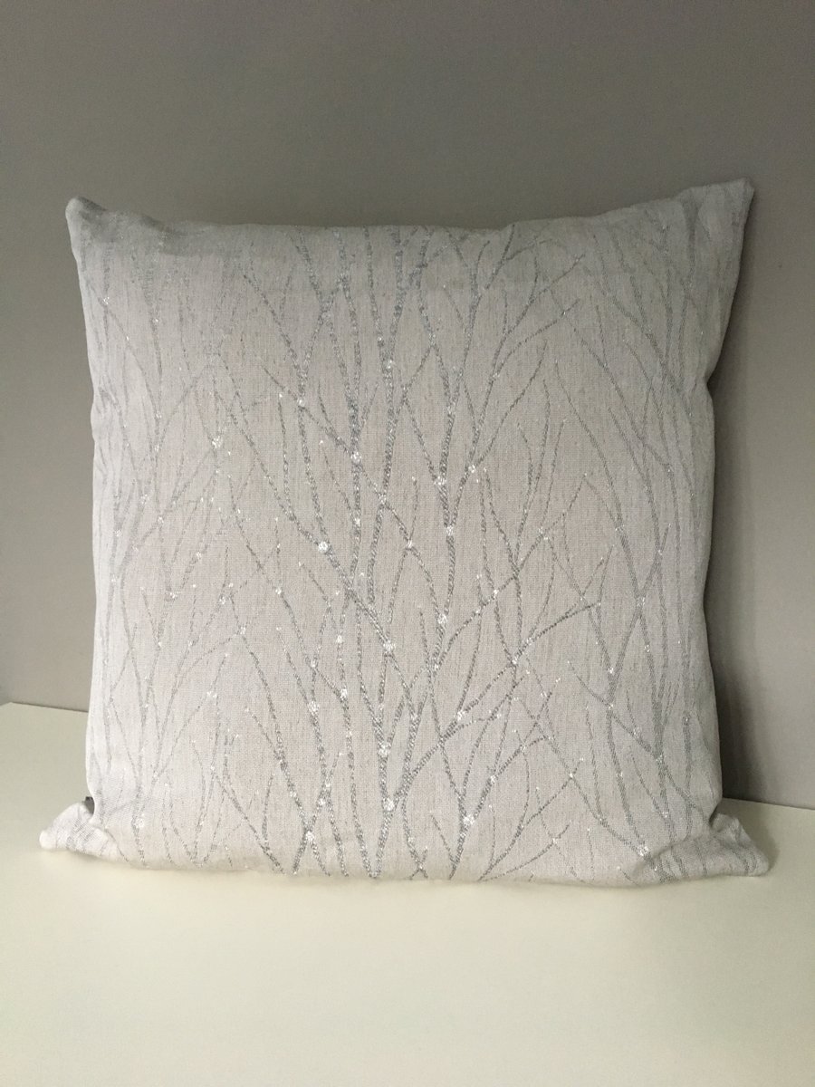 Cushion - Silver branches