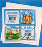 Funny Golf Birthday card, Husband, Father, Brother, Son, Grandfather 