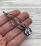 Women's black hair clip, hair slide, hair grip