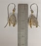 Snowdrop earrings made from Silver - Image 8