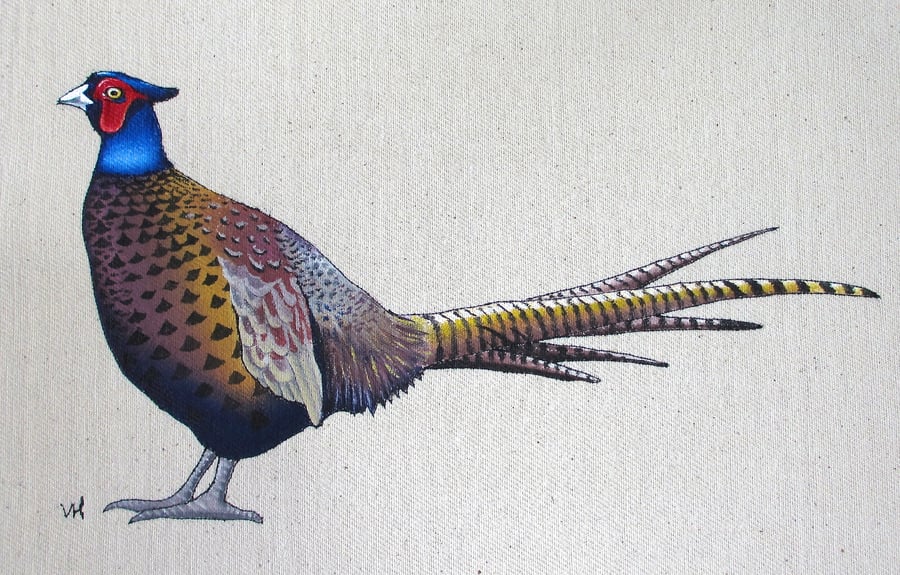 Pheasant - Original Painting, framed and mounted - READY TO SHIP