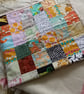 Patchwork quilt, floor blanket  scrappy range quilt, baby gift idea - Image 2