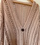 Crochet Lacy Cardigan 100% Cotton  - Image 4