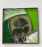 Stained Glass Screen Printed Fungi Panel - Image 1