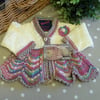 SALE ITEM Newborn Baby Girl's Matinee Jacket  0-3 months 