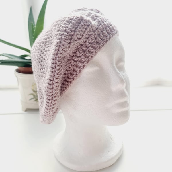 Pastel Pink Beret Hat