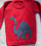 Dinosaur Jumper Knitting Pattern.  Digital Knitting Pattern - Image 6