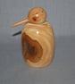 Perfectly Imperfect Penguin in Yew Wood