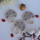 Crochet toadstools 