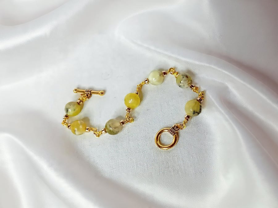 Yellow Opal Bracelet