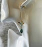 Origami crane bird earrings - Image 4