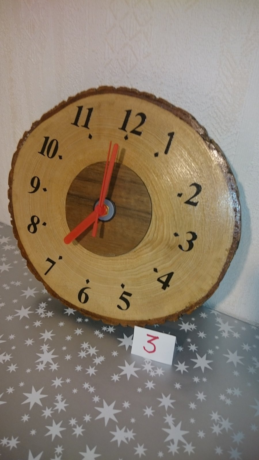 Clock Handmade Wooden ( 125 ) SPECIAL OFFER