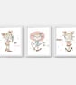 Fashion girl wall prints, Little fashionista wall art, girls room wall decor - Image 1
