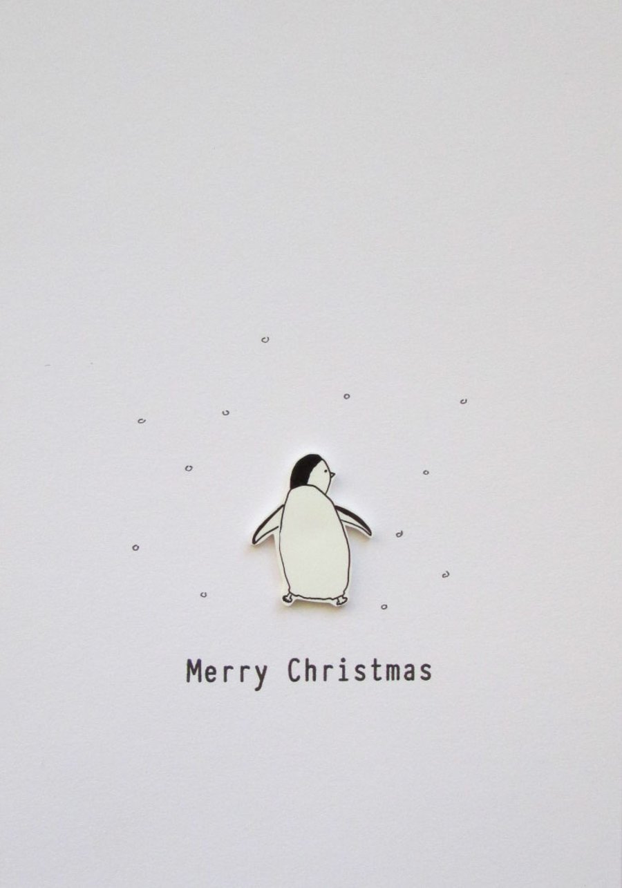 Christmas card - Penguin