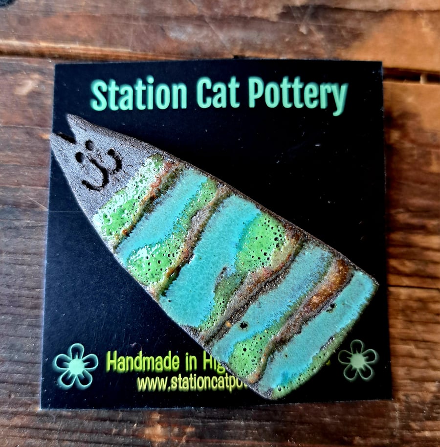 Station Cat Brooch