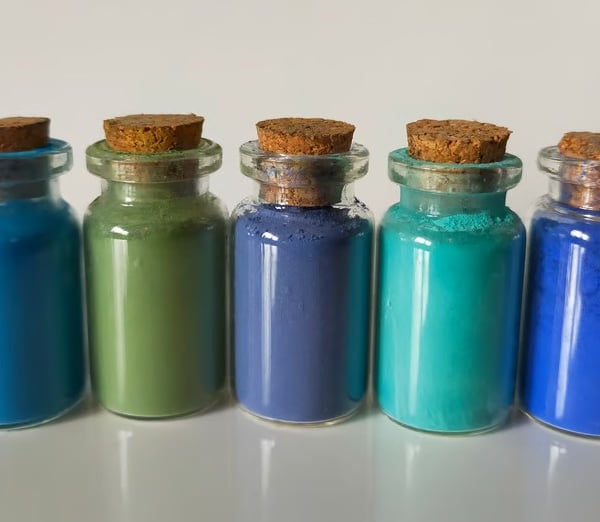 Blues and Greens Set of 5   X  5gm 