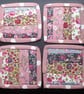 Patchworked textile Coaster set - Image 1