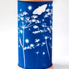 Fennel and moths starlight Cyanotype lantern
