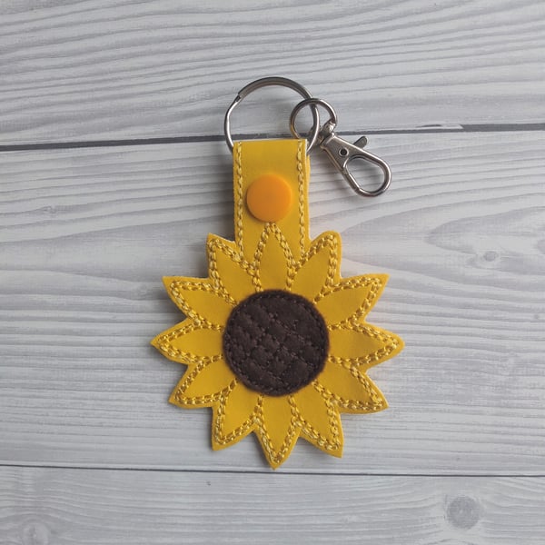 Lovely Sunflower Keyring