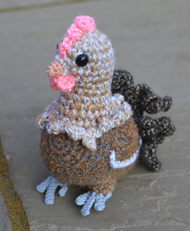 Crochet Hen Chicken Plushie