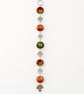 Autumn Beaded Hanging Decoration with Silver Tree of Life Charm